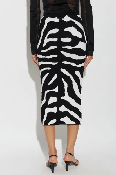 Moschino Patterned Pencil Skirt In Multi