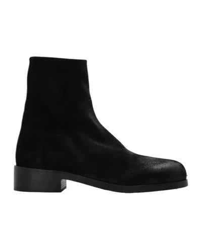 Marsèll Distressed-effect Leather Ankle Boots In Multi