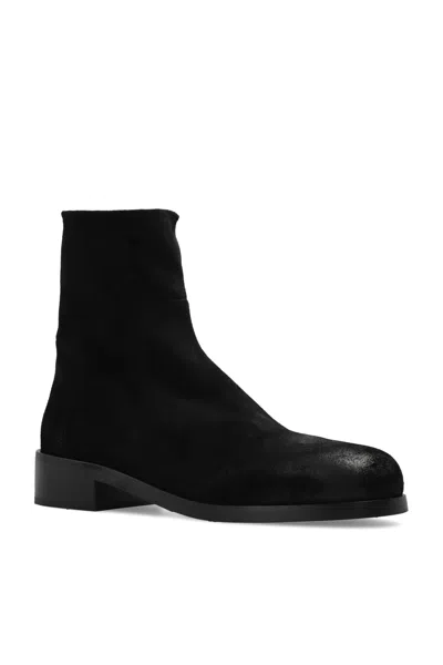 Marsèll Distressed-effect Leather Ankle Boots In Multi