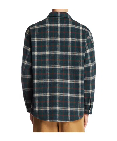 Darkpark Check-pattern Shirt In Blue