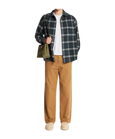 Darkpark Check-pattern Shirt In Blue