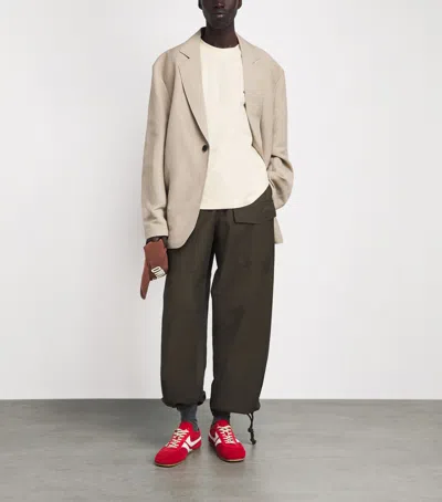 Aboutblank About:blank Cotton Logo Oversized T-shirt In Ivory
