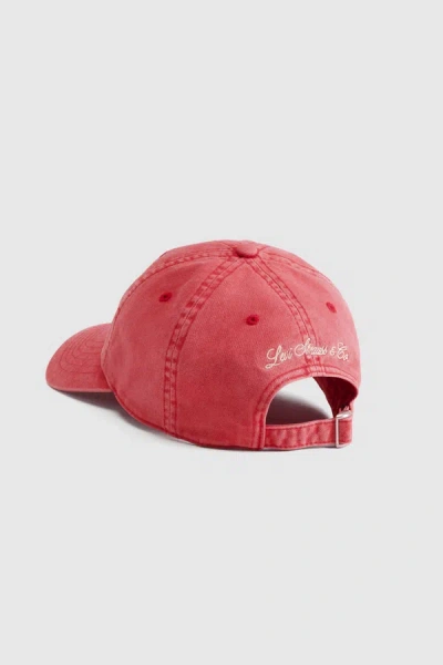 Levi's Varsity Baseball Cap In Red