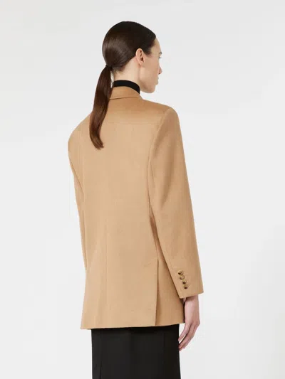 Max Mara Zibeline Camel Olimpia Jacket In Neutral