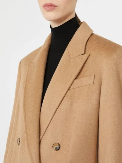 Max Mara Zibeline Camel Olimpia Jacket In Neutral