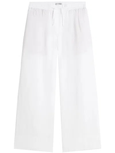 Tommy Hilfiger Pull On Linen Pants In White