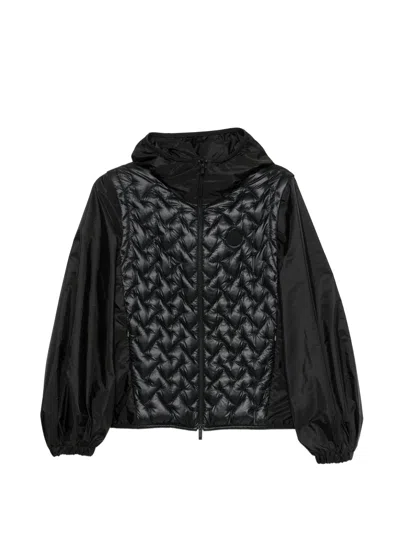 Moncler Mirage Packable 2-in-1 Short Down Jacket In Black