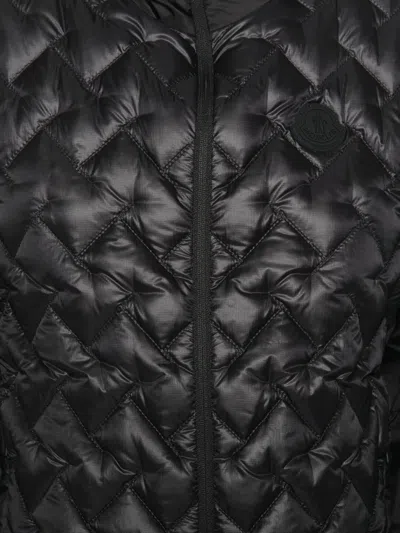 Moncler Mirage Packable 2-in-1 Short Down Jacket In Black