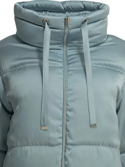 Herno "resort" Bomber Jacket In Blue