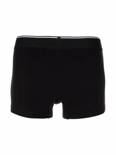 Diesel Black Cotton Polyamide Polyester Underwear In Multi