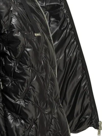 Herno "resort" Short Down Jacket In Black