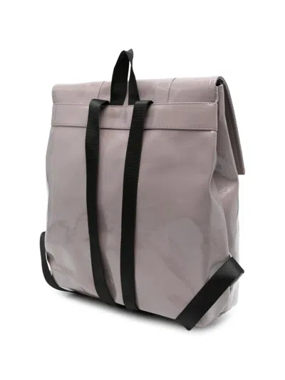Rains Mini W3 Glaze-effect Backpack In Orange