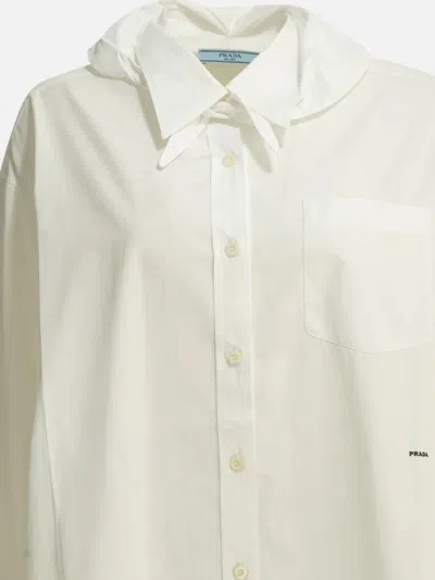 Prada Camicia In Neutral