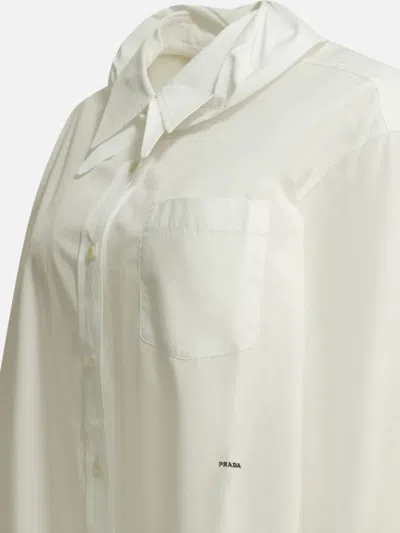 Prada Camicia In Neutral