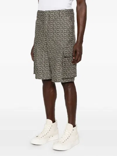 Balmain Shorts In Black