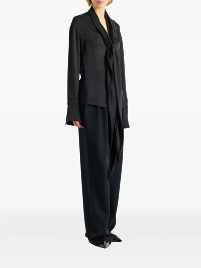 Balmain Ls Shirt In Black
