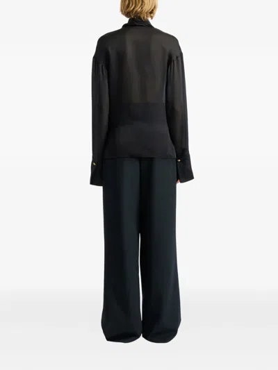 Balmain Ls Shirt In Black
