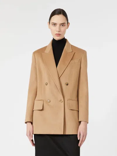 Max Mara Zibeline Camel Olimpia Jacket In Neutral