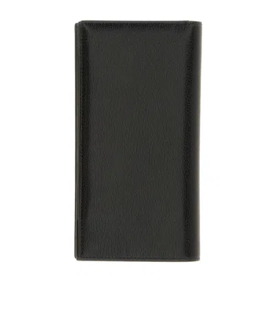 Tom Ford Vertical Leather Wallet In Black