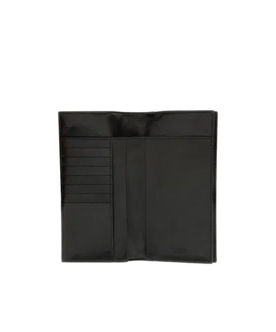 Tom Ford Vertical Leather Wallet In Black