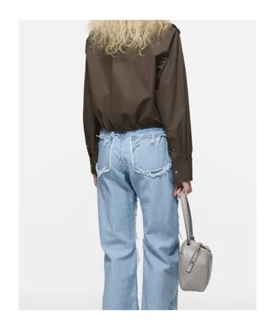 Acne Studios Button-up Over Shirt In Brown