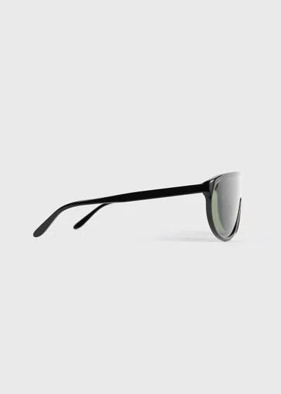 Totême Toteme Shield Aviator-frame Acetate Sunglasses In Multi