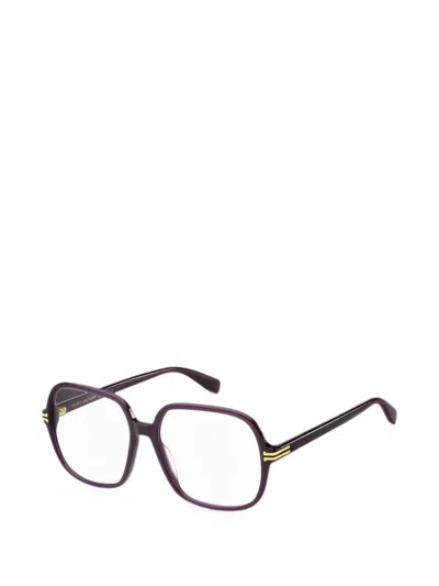 Marc Jacobs Square-frame Glasses In Yellow