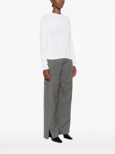Base White Sweater In White