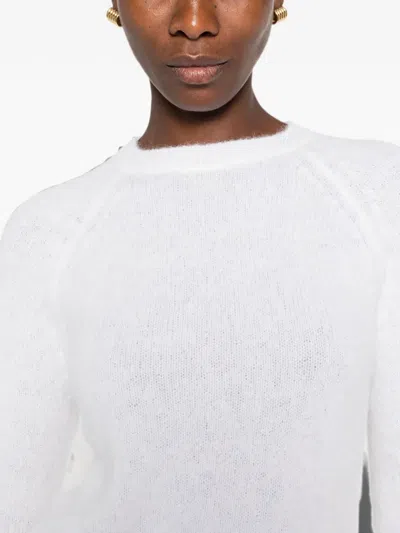 Base White Sweater In White