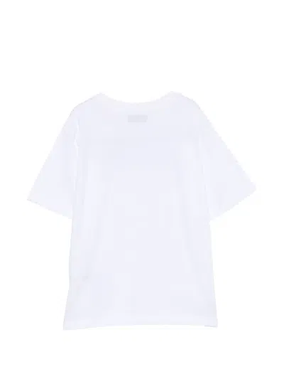 Moschino Logo Logo Short-sleeved T-shirt In White