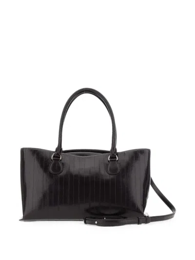 Osoi Shell Brot Lizard-effect Leather Shoulder Bag In Pattern