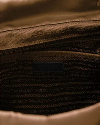 Prada Medium Re-nylon Backpack In Brown