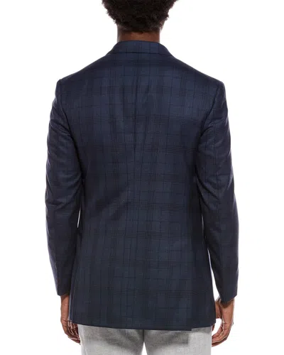 Isaia Wool Blazer In Blue