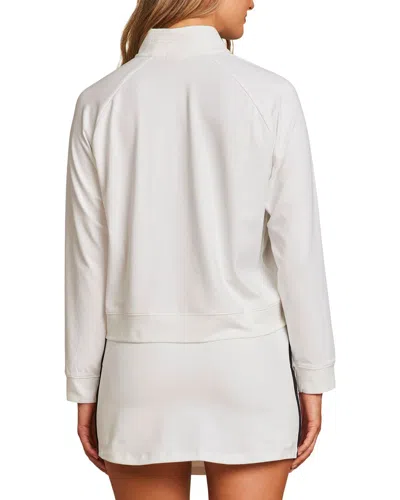 Barefoot Dreams Chic 1/2-zip Pullover In White