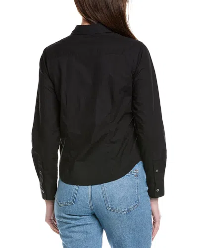 Lilla P Split Collar Button Down Shirt