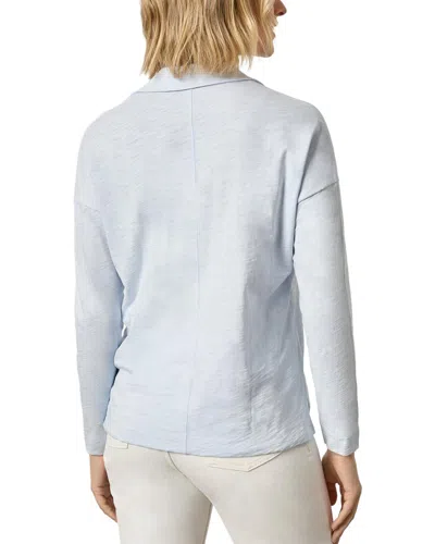 Lilla P Easy Collared Split Neck In Blue