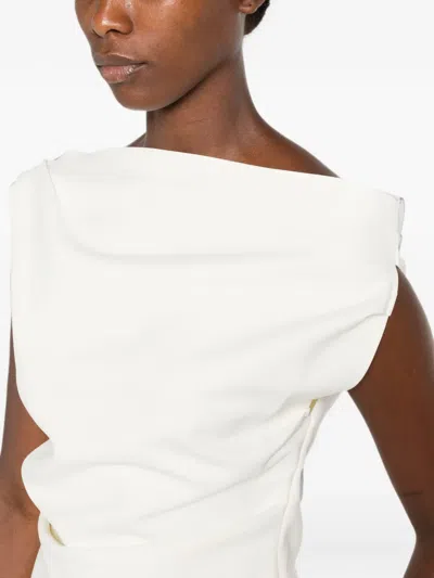 Rohe Draped Asymmetric Top In White