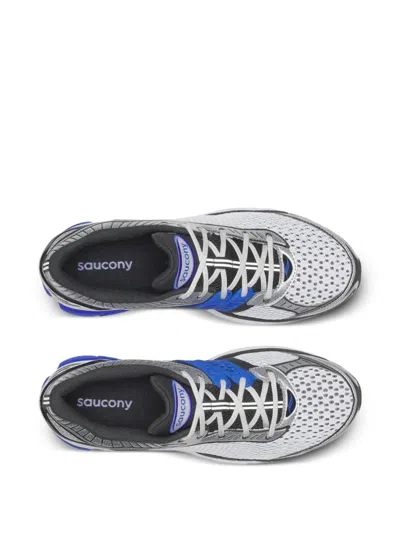 Saucony Progrid Paramount Mesh-panel Sneakers In Blue