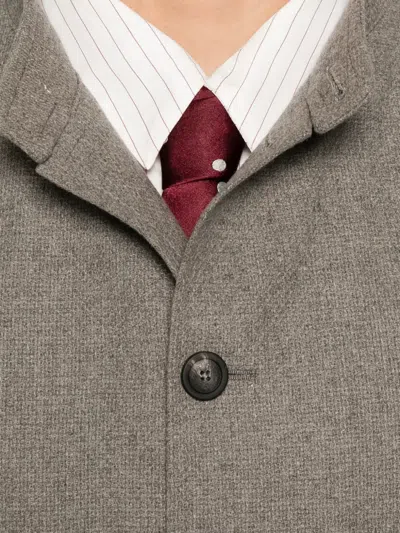 Tagliatore Klein Button-up Patch-pocket Jacket In Gray