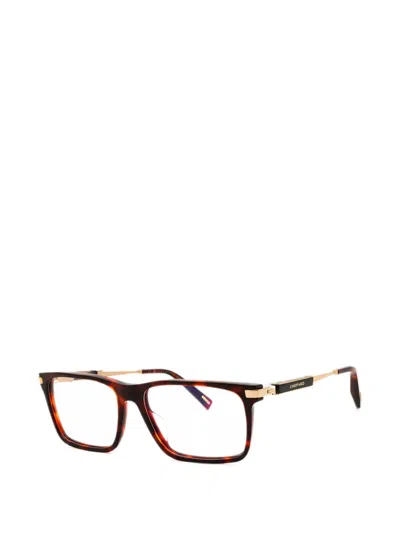 Chopard Eyewear Rectangle-frame Glasses In Brown