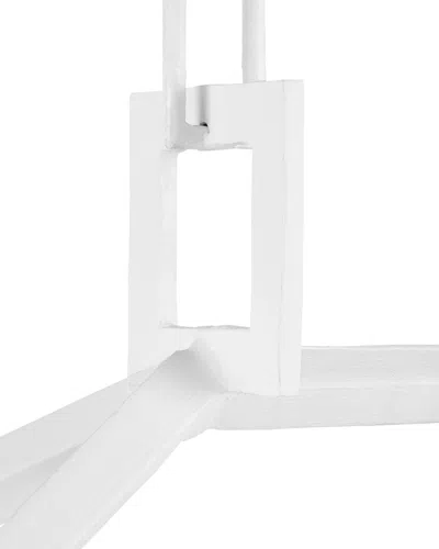 Currey & Company Denison 40in White 6-light Rectangular Lantern