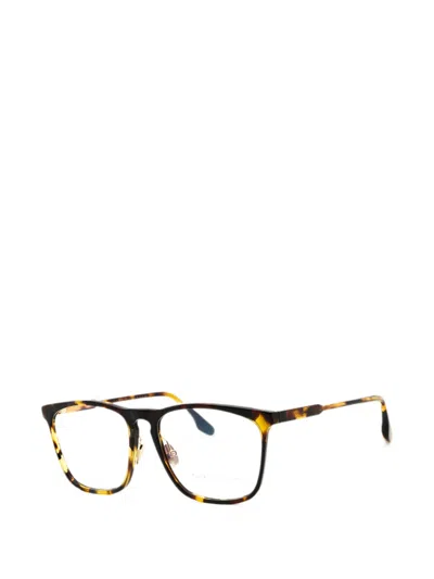 Victoria Beckham Unisex Brown Rectangular Eyeglass Frames Vb2601 In Multi