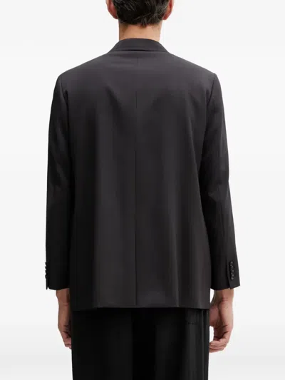 Beams Single-breasted Flap-pocket Blazer In Black