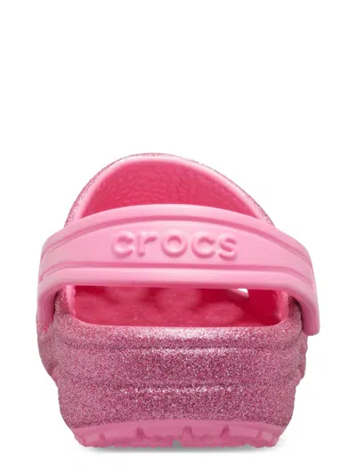 Crocs Classic Glitter Clog In Purple
