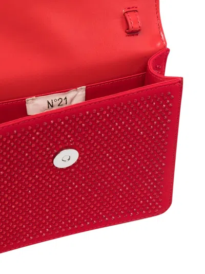N°21 Mini Pouch Handbag For Girls In Red