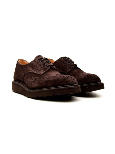Tricker's 骗人's 平鞋 In Brown
