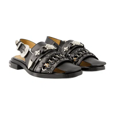 Toga Pulla Aj1312 Sandals In Black