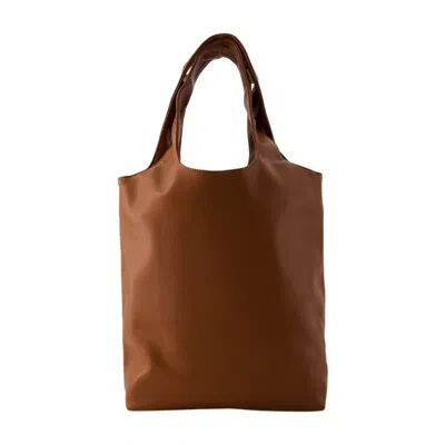 A.p.c. Borsa Tote Ninon Small In Brown