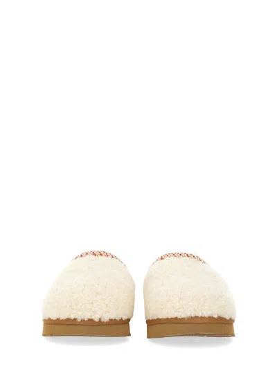 Ugg Tasman Maxi Curly 1158356-nat Slippers Womens Beige Sheepskin Slip On Gug183 In Multi