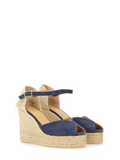 Castañer Castaner "white" Espadrille In Black